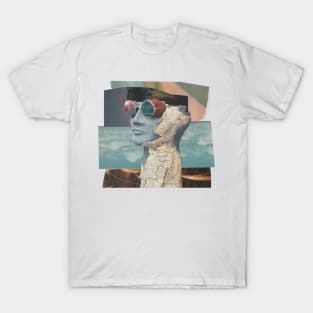 Pastel Aesthetic Vintage Collage Print T-Shirt T-Shirt